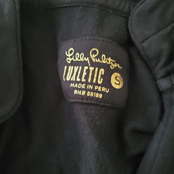 Lilly Pulitzer Cassi Popover (Onyx) Women's Clothing - Picture 7 of 8